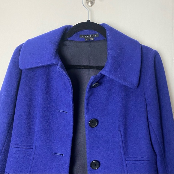 Theory Hemlan 100% Virgin Wool Coat size Small - Picture 4 of 13
